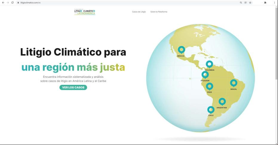 Plataforma de Litigio Climático para América Latina y el Caribe