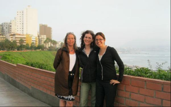 From left to right, part of the team that worked on the project: Anna Cederstav, codirector of AIDA; Andrea Treece, Earthjustice lawyer; and Haydée Rodríguez, AIDA attorney.