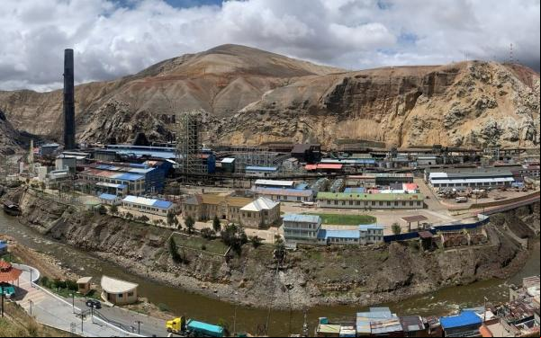 Vista panorámica de la ciudad de La Oroya, Perú.